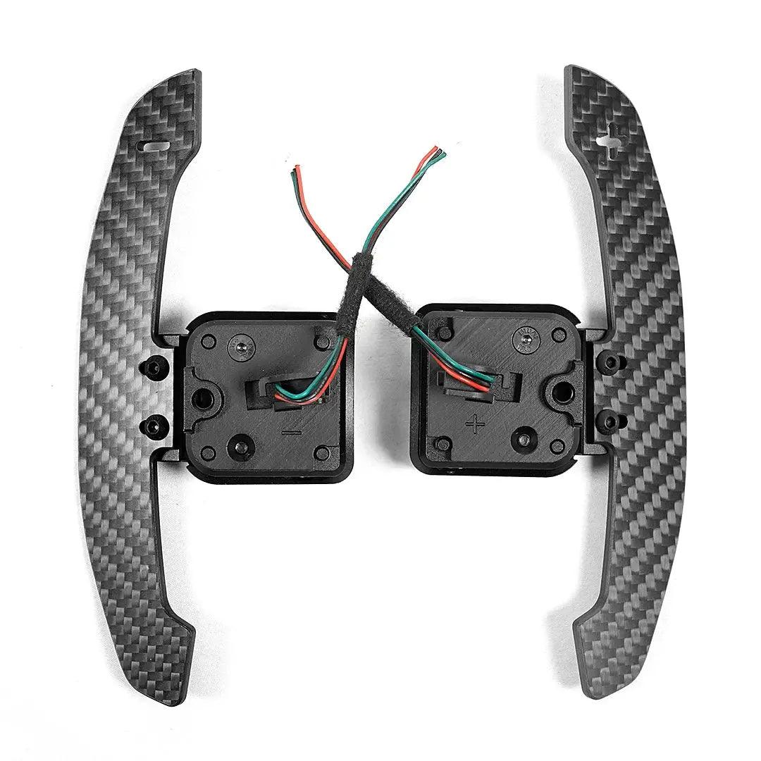 Magnetic Carbon Fiber Paddle Shifter For Audi A1 A3 A5 A8 Q3 Q4 Q5 Q7 Q8 S1 S3 S5 SQ5 SQ8 RS3 RS5 RSQ5 Paddle Shifter Extensions - Auto Part Pro Switzerland