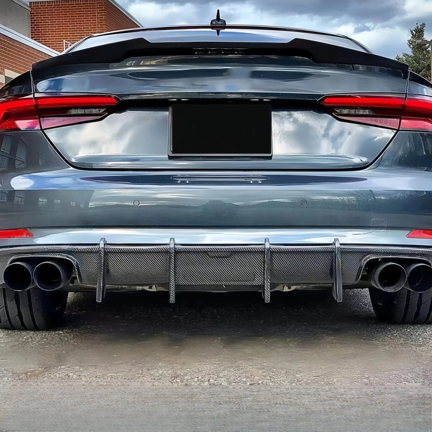 Audi A5 S5 RS5 B9 2017-2024 M4 Style Rear Roof Spoiler - Auto Part Pro Switzerland