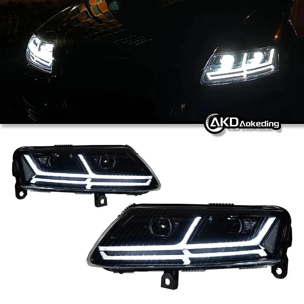 Car Styling for Audi A6 Headlights 2005-2011 A6 C5 C6 LED Headlight Dynamic Signal Animation DRL Bi Xenon Auto Accessories - Auto Part Pro Switzerland