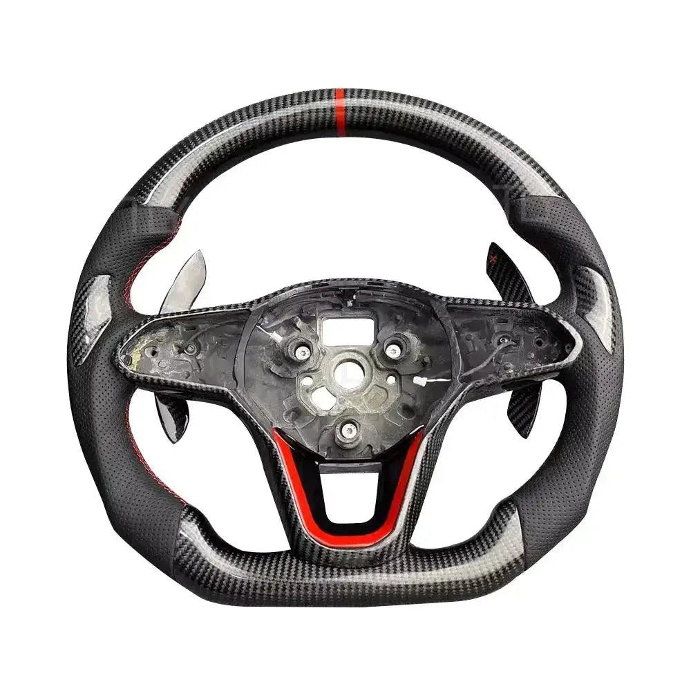 Car Steering Wheel For Volkswagen VW Golf 8 Golf8 Mk7 Mk8 Gti 7r Steering Wheels For Volant Lenkrad Carbon Fiber Steering Wheel - Auto Part Pro Switzerland