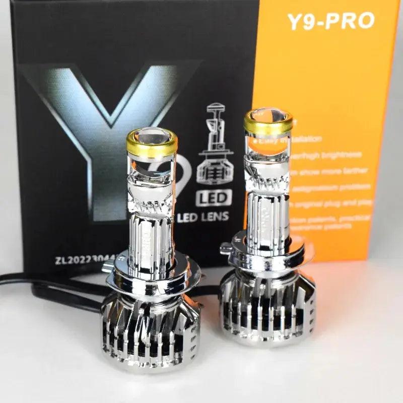 2Pcs Mini H7 9005 9006 H11 Led Bulb Projector Lens Automobiles Headlight Lamp 90W/Pair 20000Lm HB3 HB4 H8 H9 LED 12V RHD LHD - Auto Part Pro Switzerland