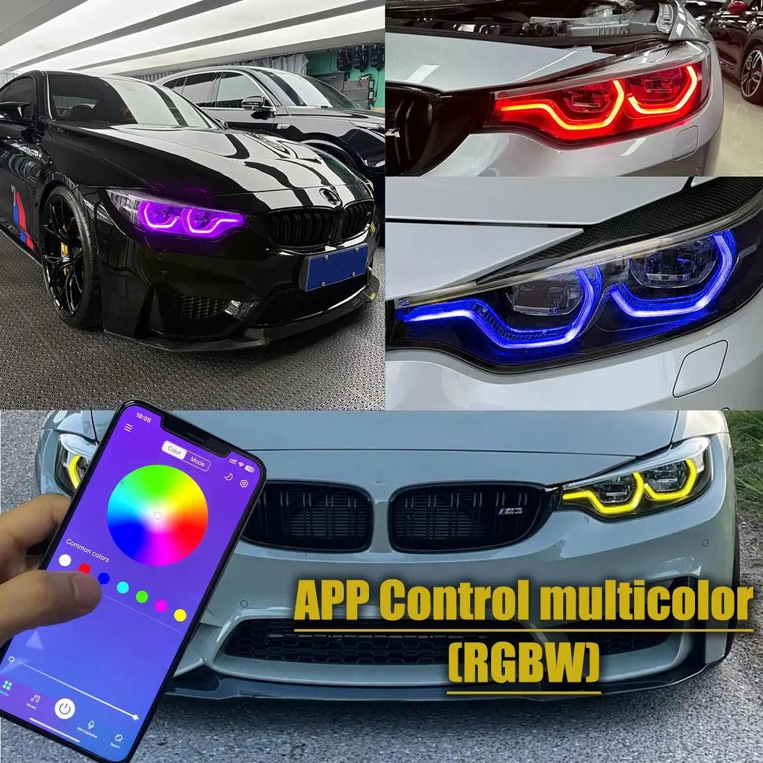 RGB multicolor App Control Yellow CSL DRL Module For BMW 2018 2020 M3 F80 M4 F32 F36 LCI Daylight Headlight RGBW blue 7493230 - Auto Part Pro Switzerland