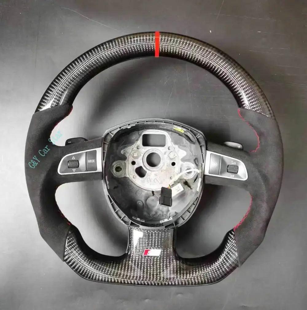 100% Real Carbon Fiber Car Steering Wheel For Audi A3 A4 A5 S3 S4 S5 S6 RS4 RS5 RS6 - Auto Part Pro Switzerland