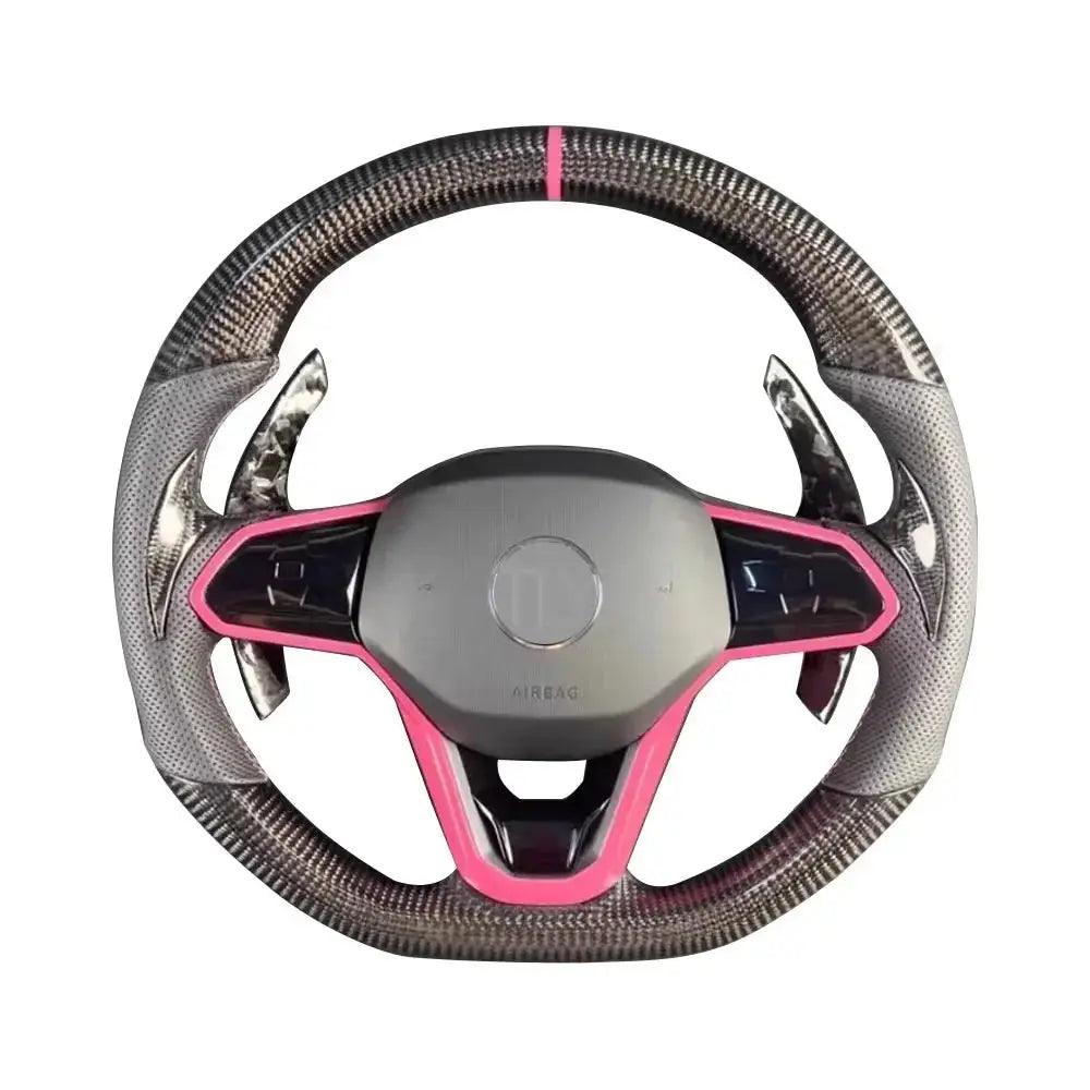 Car Steering Wheel For Volkswagen VW Golf 8 Golf8 Mk7 Mk8 Gti 7r Steering Wheels For Volant Lenkrad Carbon Fiber Steering Wheel - Auto Part Pro Switzerland
