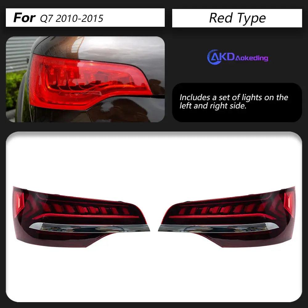 AKD Car Styling Tail Lamp for Audi Q7 Tail Lights 2006-2015 Q7 LED Tail Light DRL Brake Reverse Stop Lamp Automotive Accessories - Auto Part Pro Switzerland