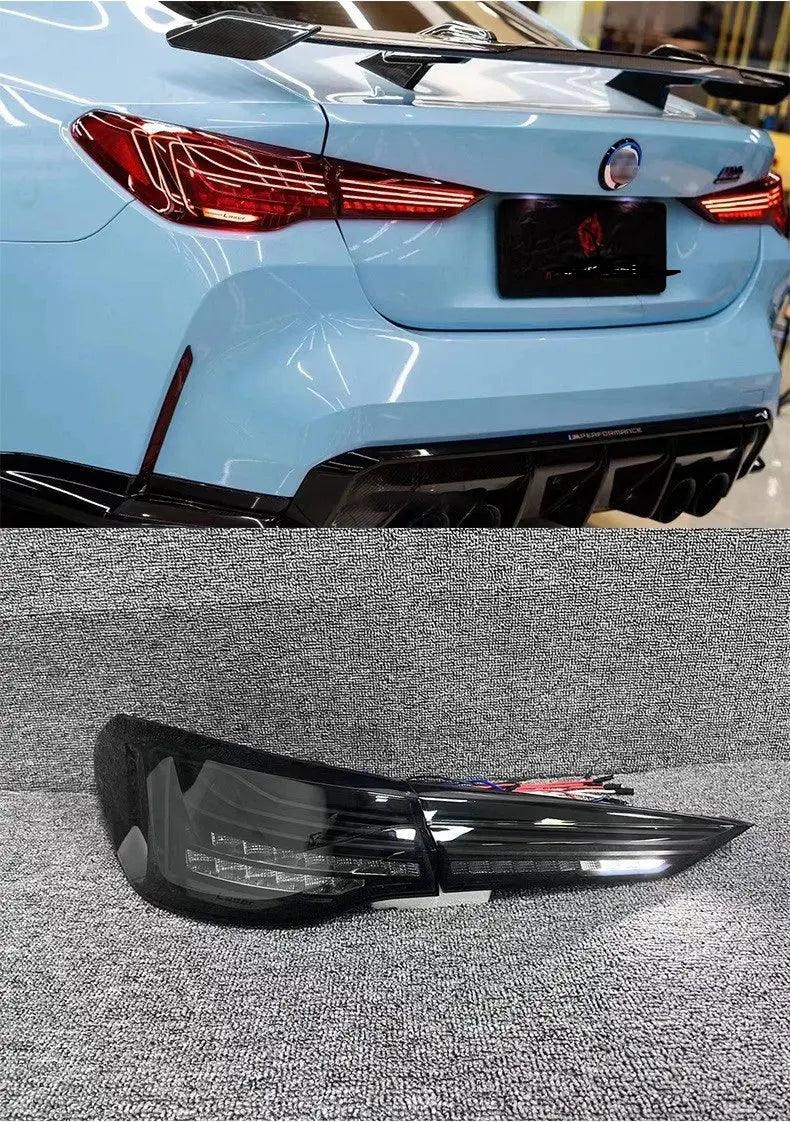 Taillight Assembly LED Dynamic Tail Light For 2020 2021 2022-2023 BMW 4 Series G22 G23 G26 G82 M4 CSL brake light,backup light - Auto Part Pro Switzerland