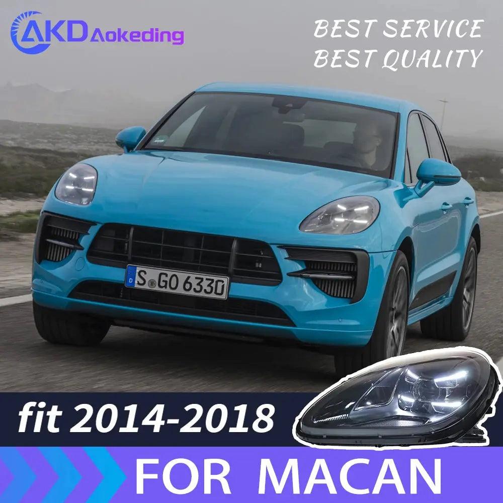 Car Styling Headlights for Macan LED Headlight 2014-2018 Head Lamp DRL H7 Signal Projector Lens Automotive Accessories - Auto Part Pro Switzerland