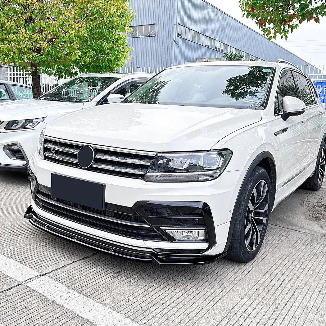 Front Lip Spoiler Front Bumper Shovel Modification Exterior Car Body Kit For Volkswagen Tiguan MK2 Rline 2017-2020 Pre - Auto Part Pro Switzerland