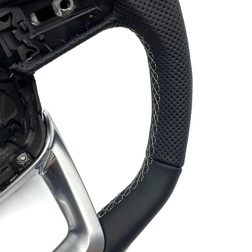 Perforated leather steering wheel for Audi Q5 FY Q7 4M Q8 S RS LOGO multifunctional steering wheel - Auto Part Pro Switzerland