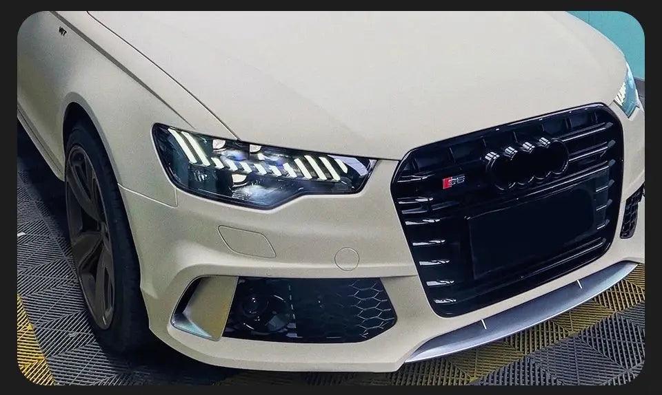 Car Accessories Head Lamp for Audi A6 Headlights 2012-2015 Upgrade A7 Design LED Headlight DRL Dynamic Singal High Low Beam - Auto Part Pro Switzerland