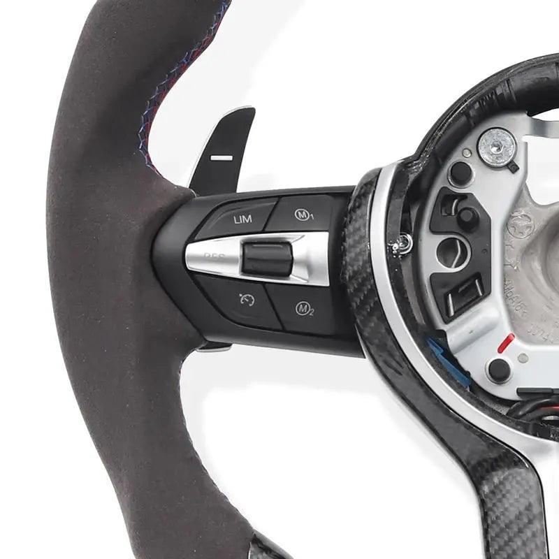 Carbon Fiber LED Car Steering Wheel For BMW M3 M5 M6 F01 F02 F06 F07 F10 F11 F12 F13 F30 F32 F80 F91 E90 E91 E92 Car Accessories - Auto Part Pro Switzerland