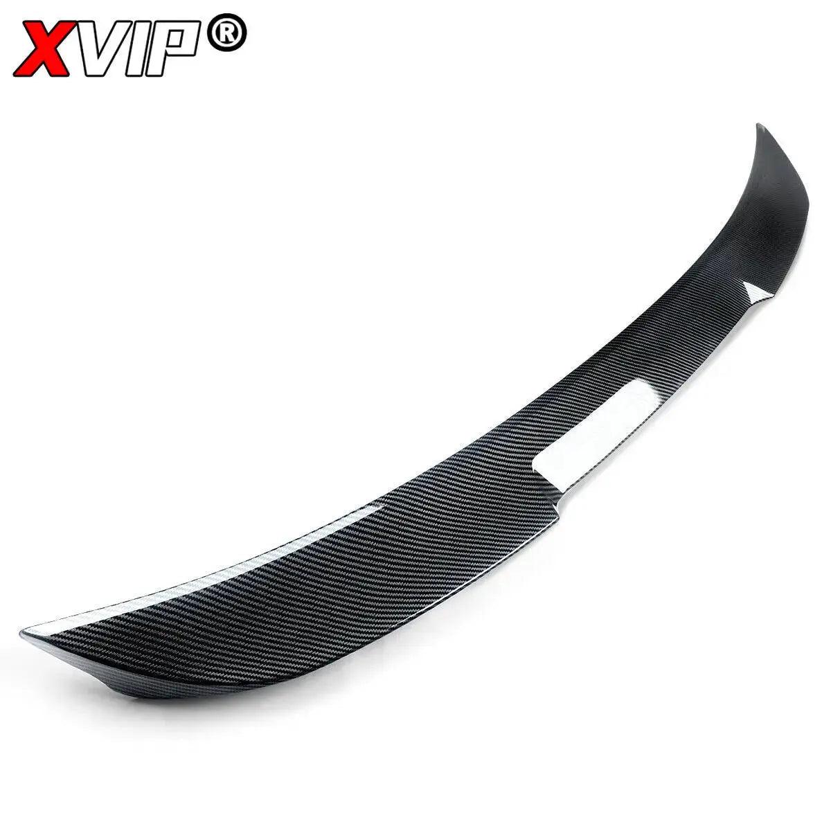 XVIP Sedan M4 Style Roof Spoiler Fit For BMW 5 Series E60 4-Dr 2004-2009 Fiber Look Tuning Wing Tail Exterior Parts Modification - Auto Part Pro Switzerland