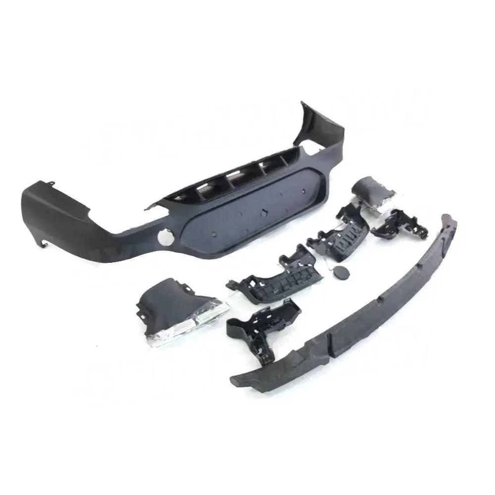PP Rear Diffuser With Exhaust Tips For Benz GLC C253 GLC300 GLC43 Coupe GLC63S 2017-2019 Car Styling Rear Lip Bumper Body Kits - Auto Part Pro Switzerland