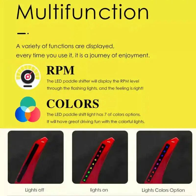 LED Steering Wheel Paddle Shifter Extension APP Controller Replacement For BMW F G Series M Sport M2 M3 M4 M5 M6 X5M X6M - Auto Part Pro Switzerland