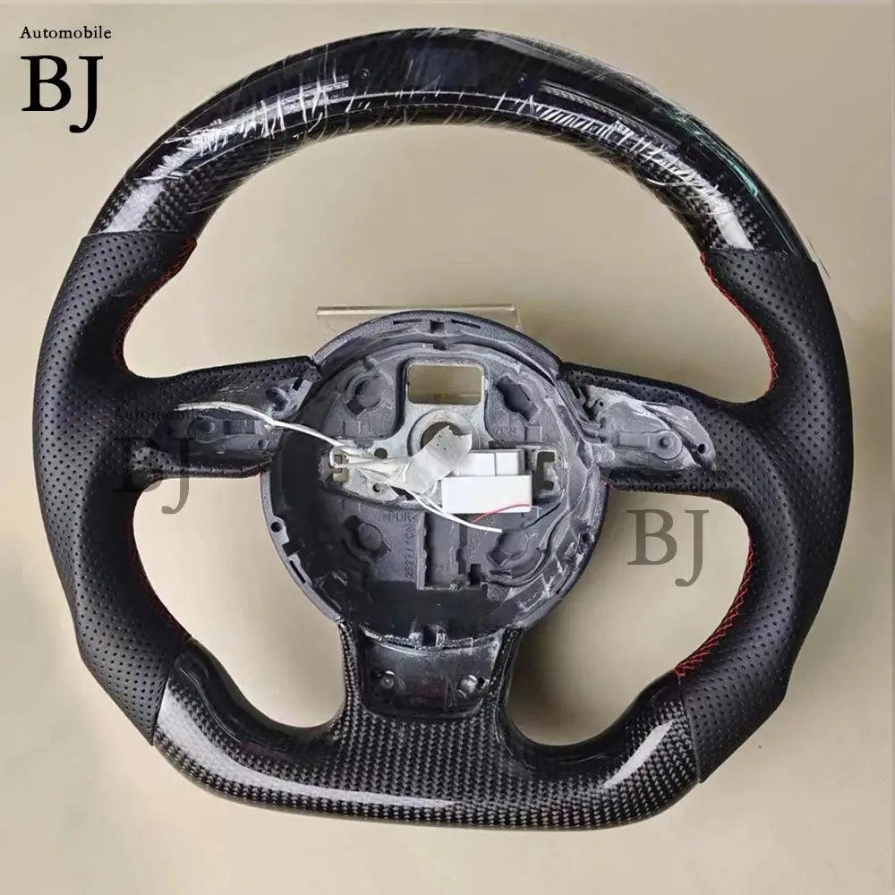 LED Steering Wheel Fit For Audi RS3 RS4 RS5 RS6 RS7 S3 S4 S5 A3 A4 A5 Carbon Fiber Racing Steering Wheel - Auto Part Pro Switzerland