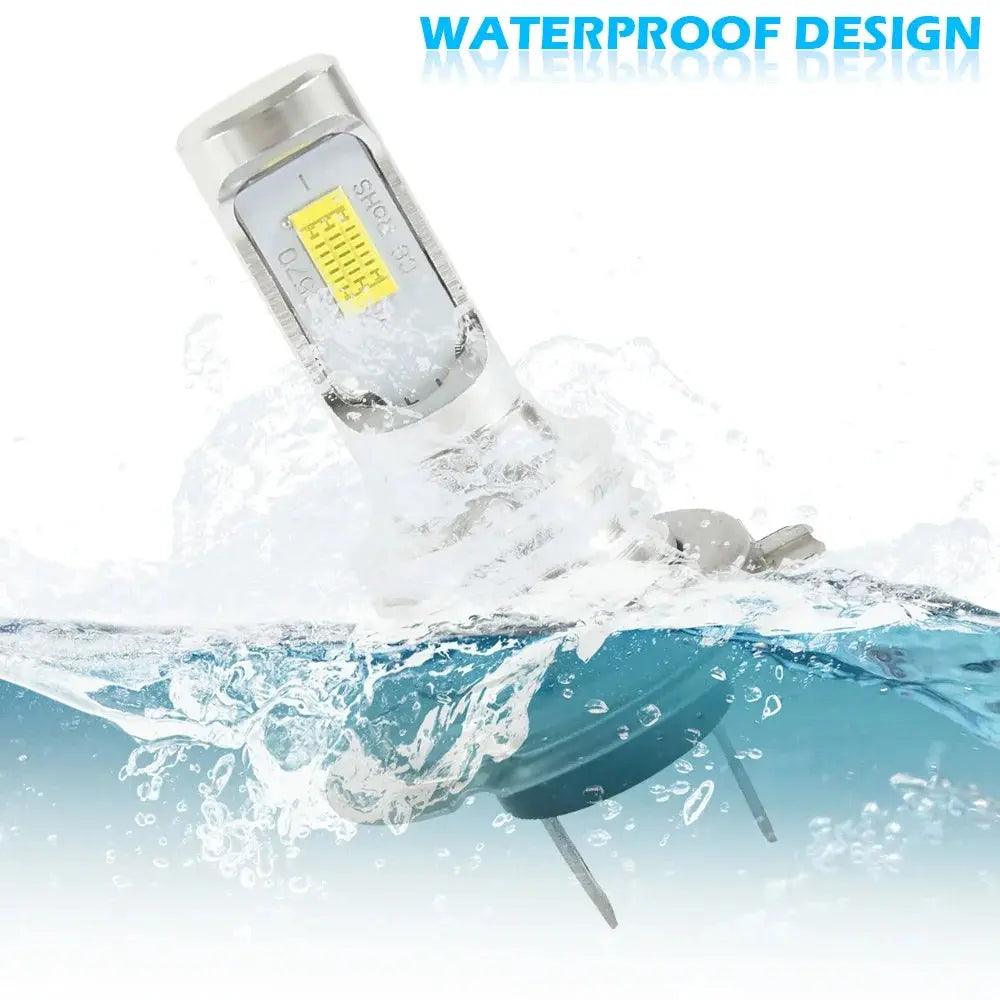 2pcs H7 LED Headlight Bulbs 360 Degree Beam Angle Car LED Fog Light Bulb 6000K Super Bright Car Headlight Bulbs Lampada DC12-24V - Auto Part Pro Switzerland