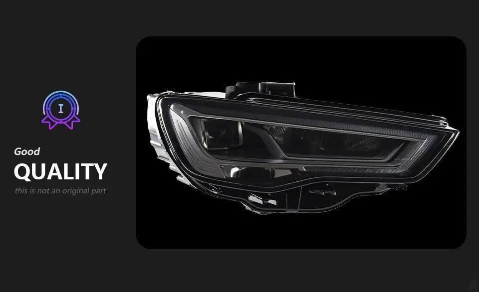 AKD Car Styling Head Lamp for Audi A3 Headlights 2014-2016 A3 8V LED Headlight Projector Lens DRL Head Lamp Auto Accessories - Auto Part Pro Switzerland