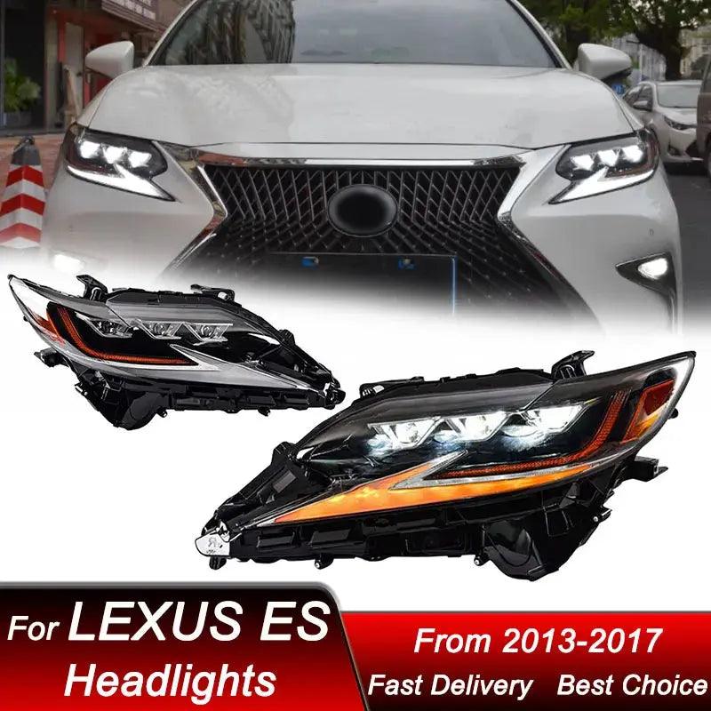 Car Headlights For Lexus ES ES350 ES200 13-17 full LED new style Headlamp Assembly Upgrade Projector Lens Accessories Kit - Auto Part Pro Switzerland