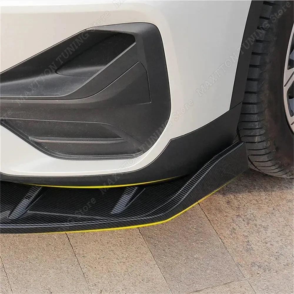 New For BMW X1 F48 2015-2022 4PCS ABS Car Front Bumper Spoiler Splitter Lip Diffuser Chin Bumper Body Kits Gloss Black Tuning - Auto Part Pro Switzerland