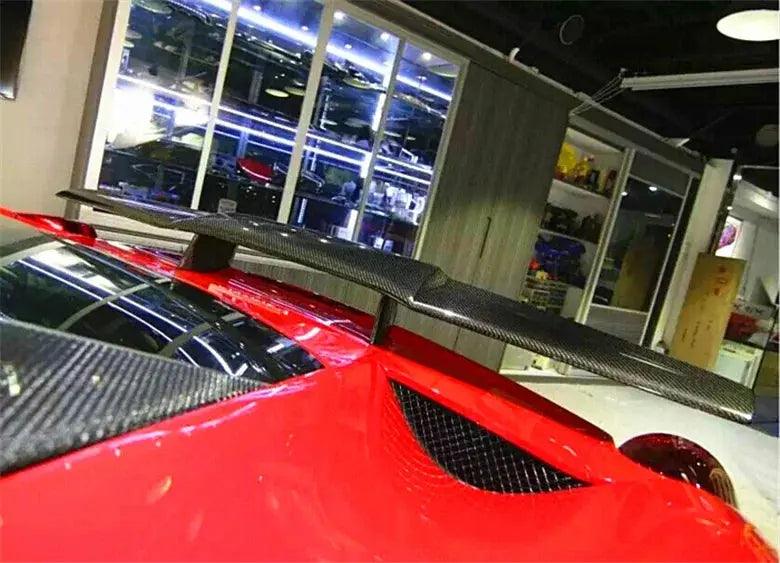 For Ferrari 458 Italian Spider Upgrade GT style carbon fiber Rear Spoiler Wing - Auto Part Pro Switzerland