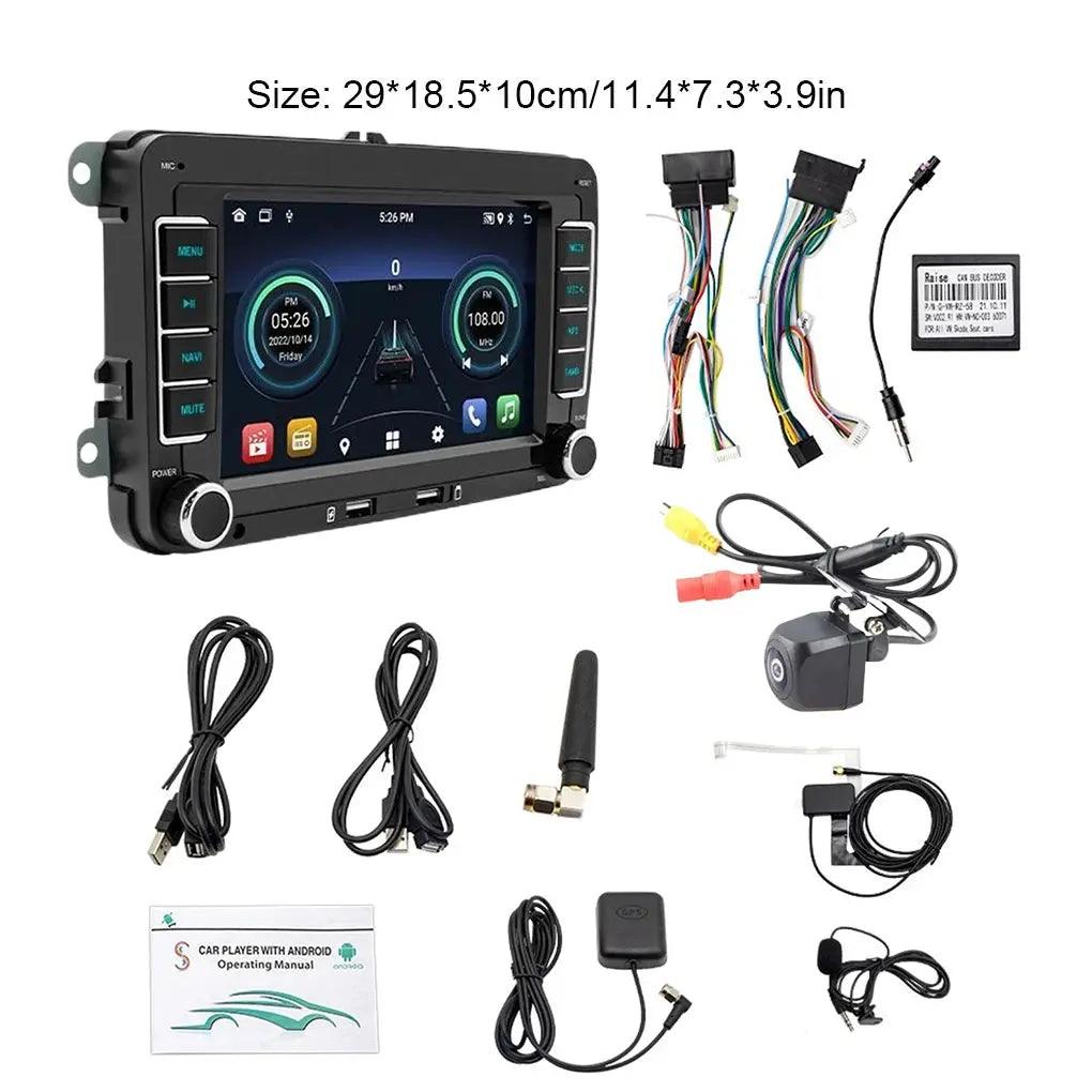 For VW Golf MK5 MK6 Jetta Passat CC 7" For Apple Carplay Car Stereo Radio Android 14 GPS Player Automotive multimedia - Auto Part Pro Switzerland