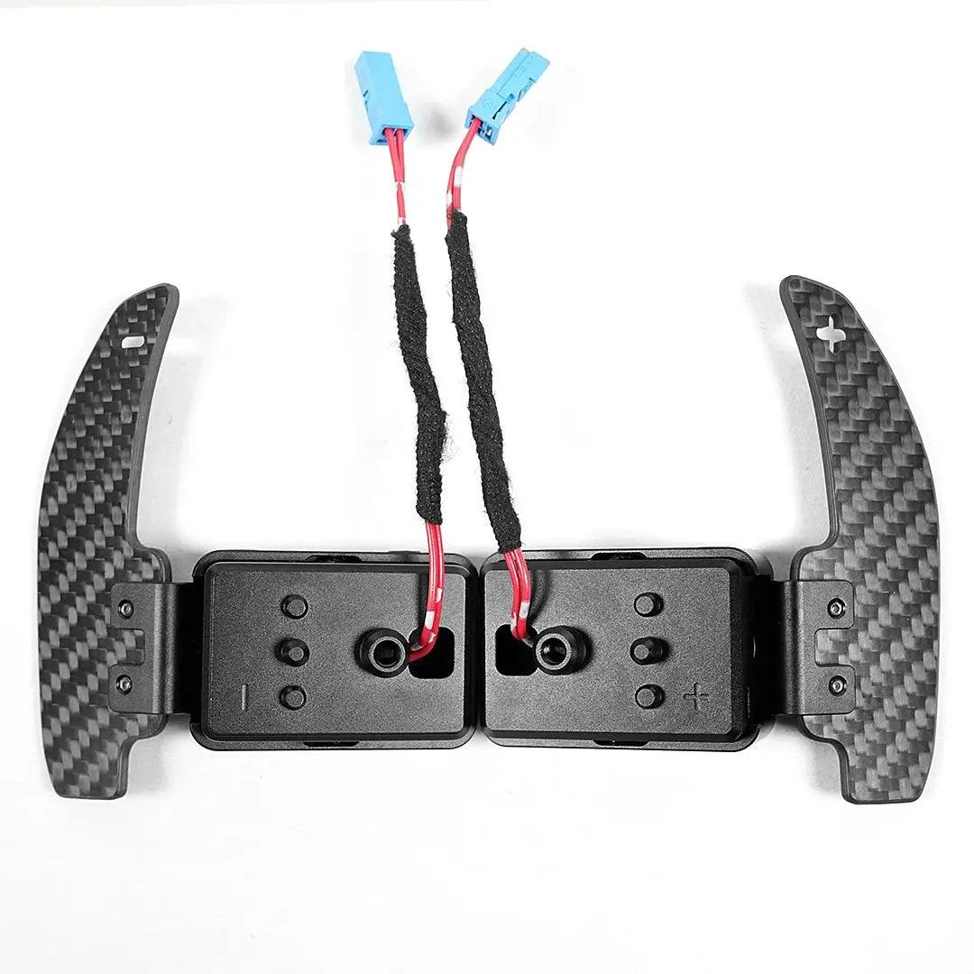 For BMW 1-4 series f20 f21 f30 f22 f80 g20 g30 g80 Magnetic Carbon Fiber Steering Wheel Paddle Shifter Extensions - Auto Part Pro Switzerland