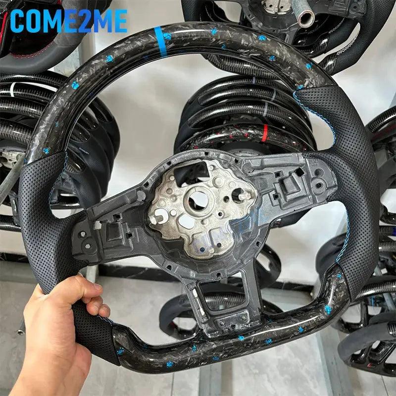 Forge Steering Wheel Fit for VW Mk5 MK6 MK7 MK7.5 GTI R Polo 2013-2020 Carbon Fiber Wheel - Auto Part Pro Switzerland