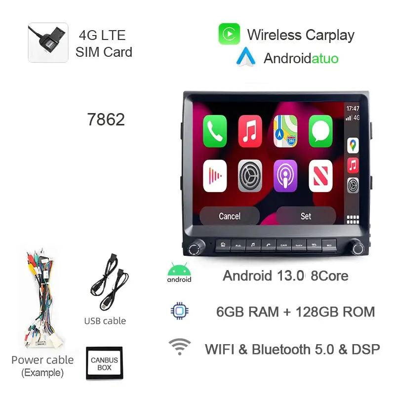 8.4" Android 13 Car Radio for Porsche Cayenne 2010 2011-2017 Navigation Stereo 8+256G Bluetooth Wifi RDS GPS Multimedia Player - Auto Part Pro Switzerland