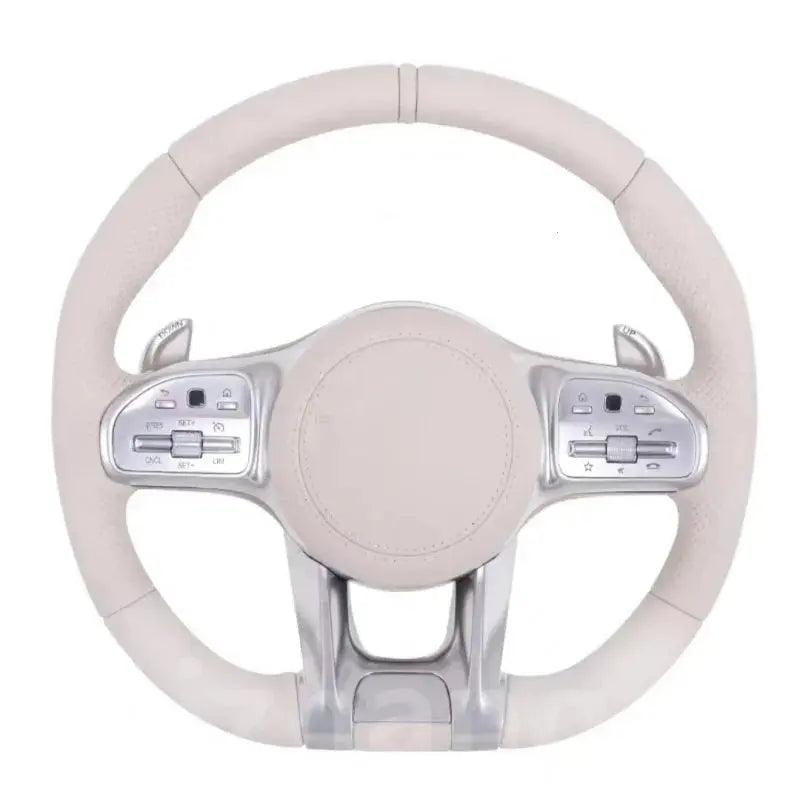 For Mercedes Benz c190 W117 W166 W177 S500 W205 W213 W216 W217 W218 W222 W253 W257 W463 GLE G63 C63AMG leather steering wheel - Auto Part Pro Switzerland