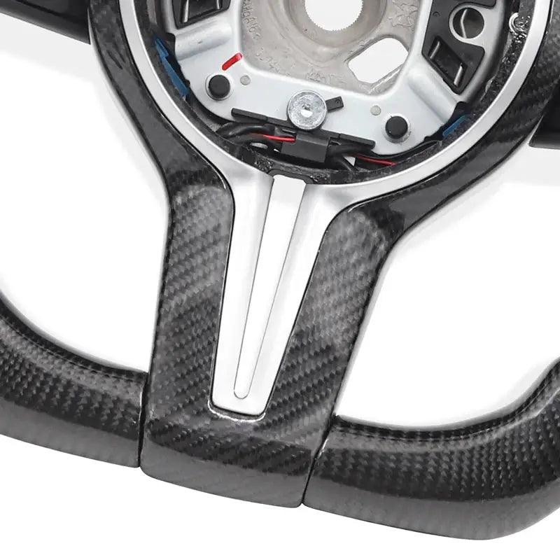Carbon Fiber LED Car Steering Wheel For BMW M3 M5 M6 F01 F02 F06 F07 F10 F11 F12 F13 F30 F32 F80 F91 E90 E91 E92 Car Accessories - Auto Part Pro Switzerland