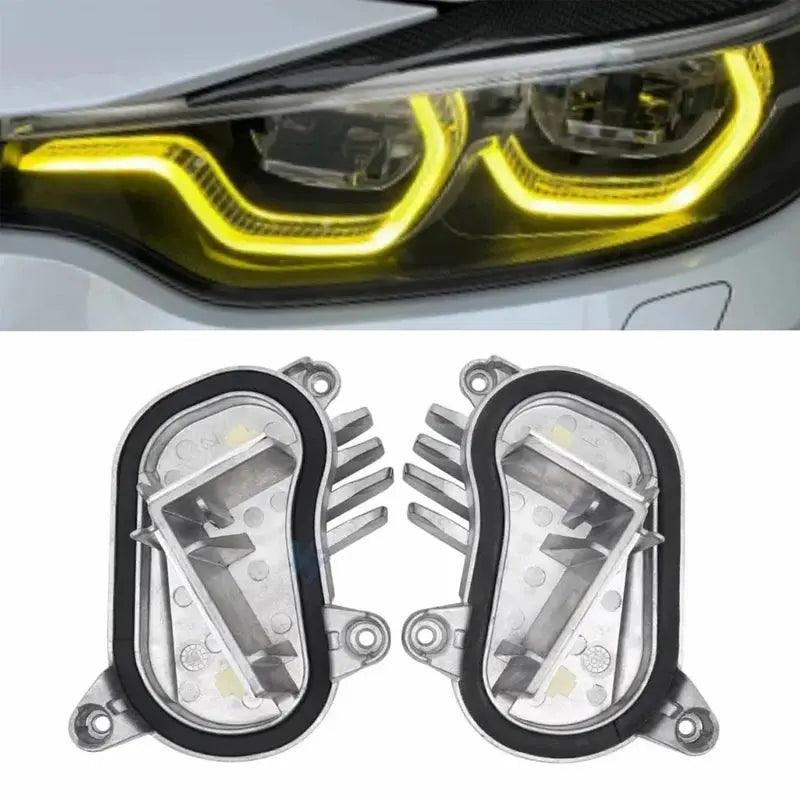 Yellow Lemon DRL Angel Eyes Multicolor LED Daytime Running Lights For 2018-2020 BMW F80 M3 M4 F32 F86 OEM 63117493229 - Auto Part Pro Switzerland