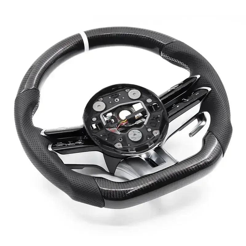 Car Carbon Fibre Steering Wheel For Mercedes Benz AMG A-Class C-Class E-Class W204 W205 W212 W213 W221 W222 E63 E63S E63 S63 C63 - Auto Part Pro Switzerland