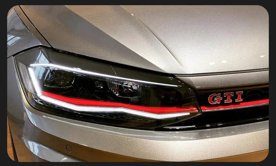 AKD Car Styling Head Lamp for VW Polo LED Headlight Angel eye Lens 2019-2022 Polo Headlights Signal DRL Automotive Accessories - Auto Part Pro Switzerland