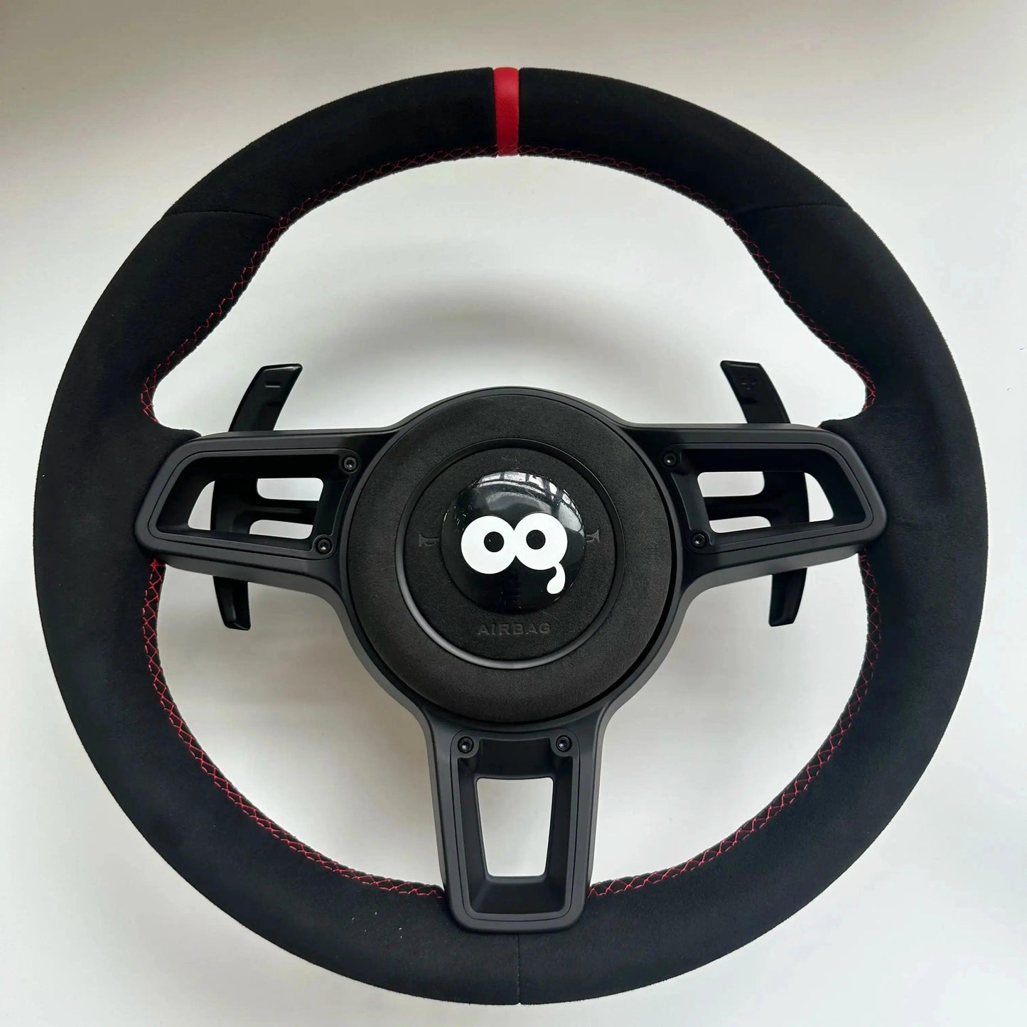 MT AUto Car Parts Full Leather Steering Wheel for Porsche Cayenne Boxster Panamera Cayman 911 991 970 997 718 Steering Wheel - Auto Part Pro Switzerland