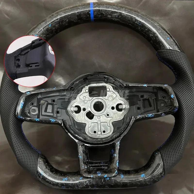 Forge Steering Wheel Fit for VW Mk5 MK6 MK7 MK7.5 GTI R Polo 2013-2020 Carbon Fiber Wheel - Auto Part Pro Switzerland