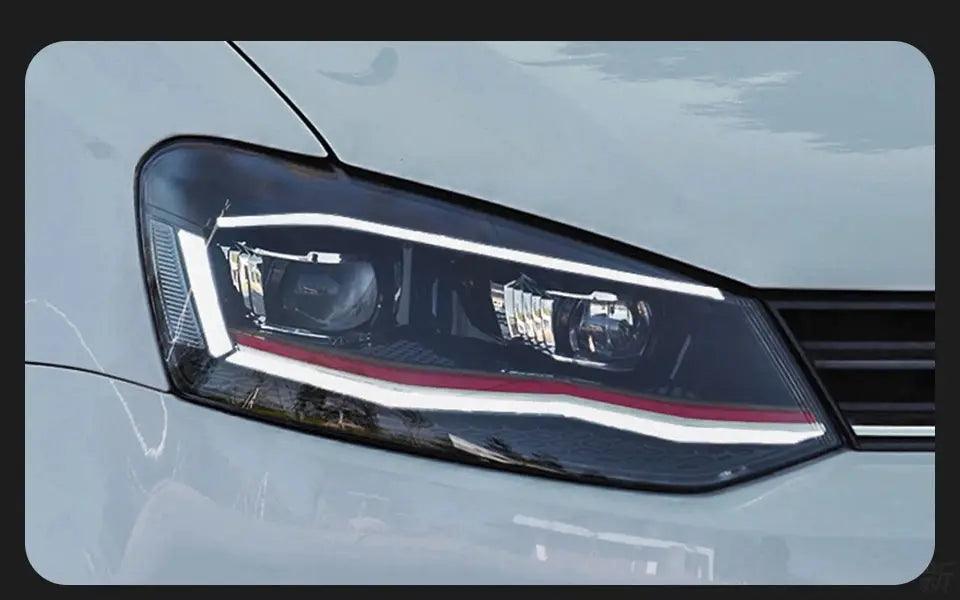 AKD Car Styling for VW Polo Headlights 2011-2018 Vento LED Headlight New Polo Design DRL Hid Head Lamp Bi Xenon Beam Accessories - Auto Part Pro Switzerland