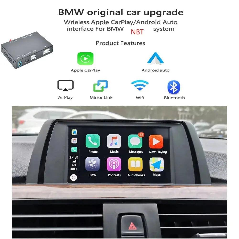 Wireless Carplay Android Auto for BMW F20 F21 F23 F30 F31 F32 F33 F34 F36 F01 F02 F48 F15 F56 NBT Mirrorlink Cam Youtube - Auto Part Pro Switzerland