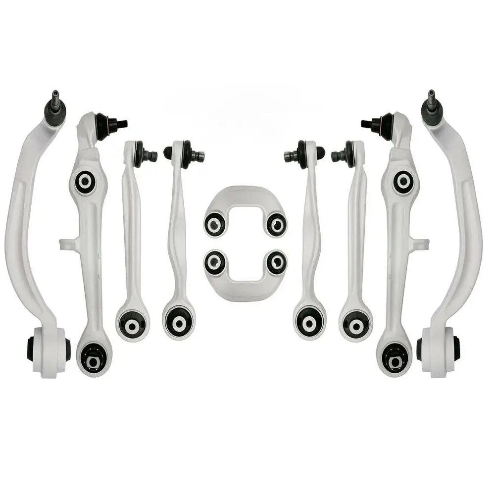 Front Suspension Swing Arm Kit Upper Lower Wishbone Ball Joint Track Control Arms for Audi A4 B5 B6 B7 RS4 A6 C5 1997-2005 - Auto Part Pro Switzerland