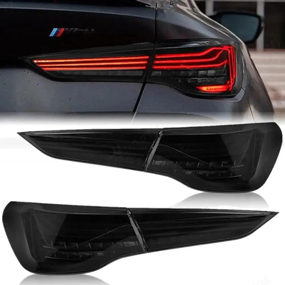 Taillight Assembly LED Dynamic Tail Light For 2020 2021 2022-2023 BMW 4 Series G22 G23 G26 G82 M4 CSL brake light,backup light - Auto Part Pro Switzerland