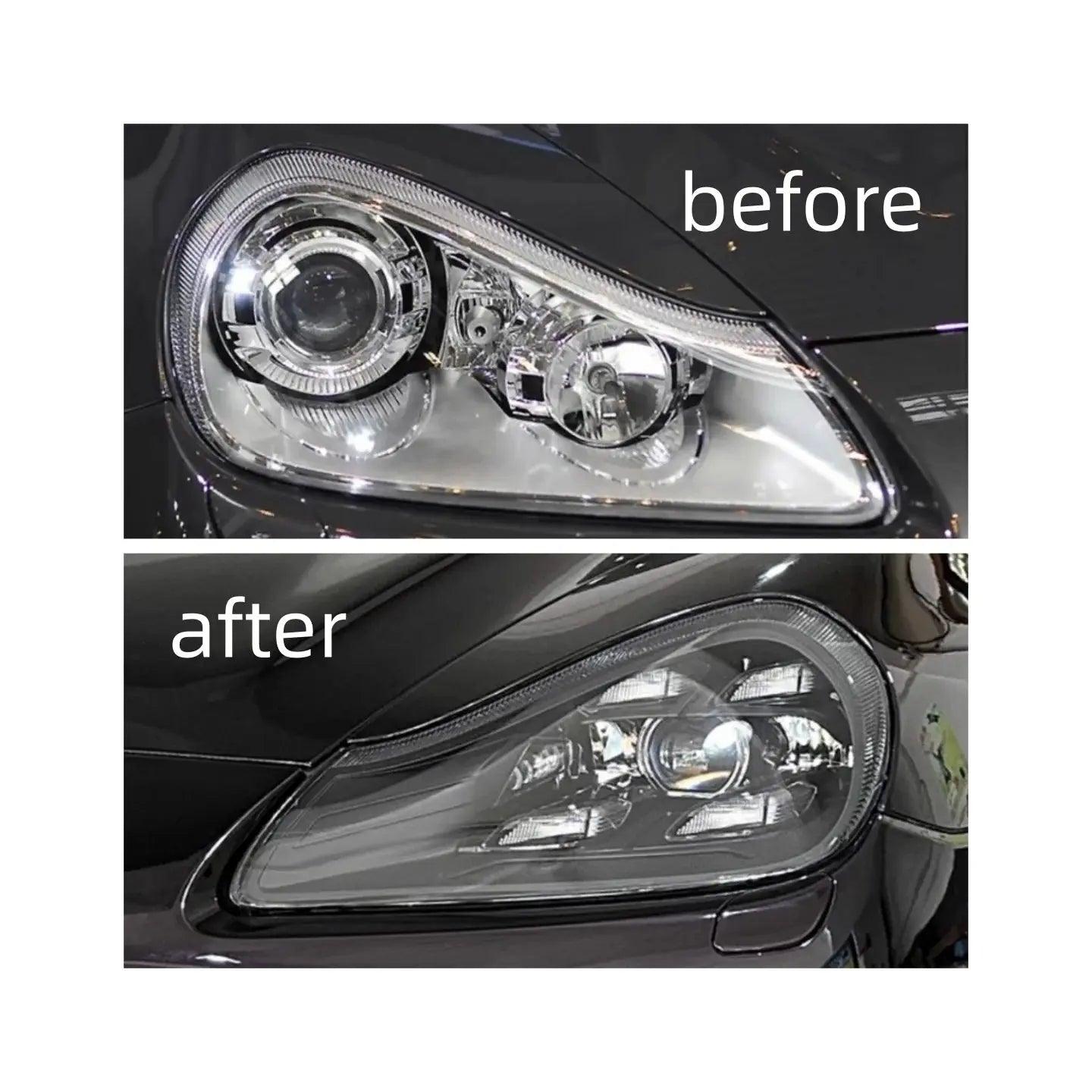 For Upgrade To The 2022 9YO Style Matrix LED Headlamp Plug And Play For Porsche Cayenne 957 Head Lamp Head Light 2007-2010 - Auto Part Pro Switzerland