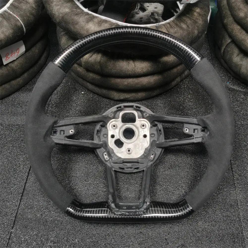 Led Carbon Fiber Steering Wheel Customized For Audi R8 TTS TT 2016-2021 Models LED Shift Sport Steering Wheel - Auto Part Pro Switzerland