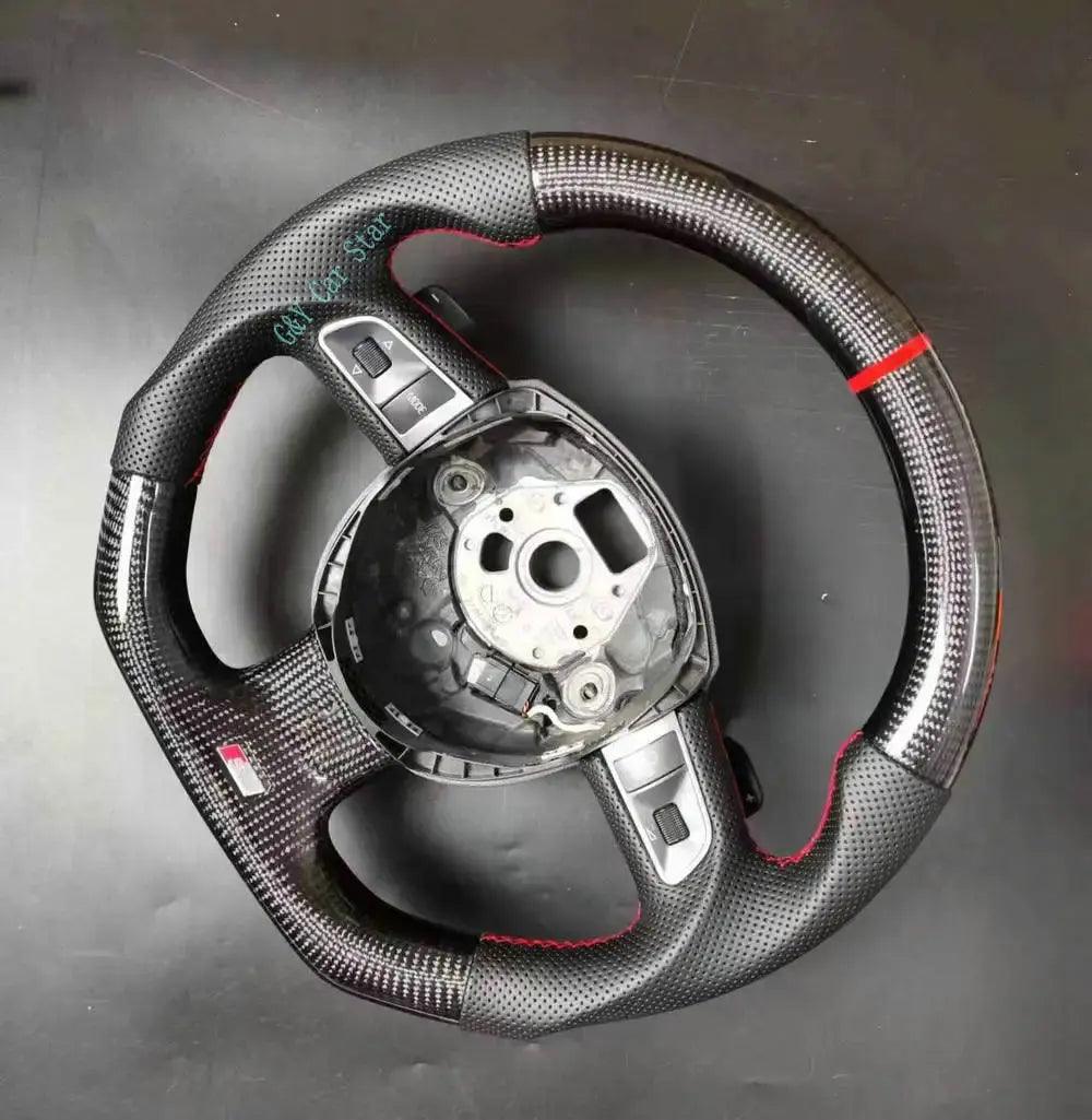 100% Real Carbon Fiber Car Steering Wheel For Audi A3 A4 A5 S3 S4 S5 S6 RS4 RS5 RS6 - Auto Part Pro Switzerland