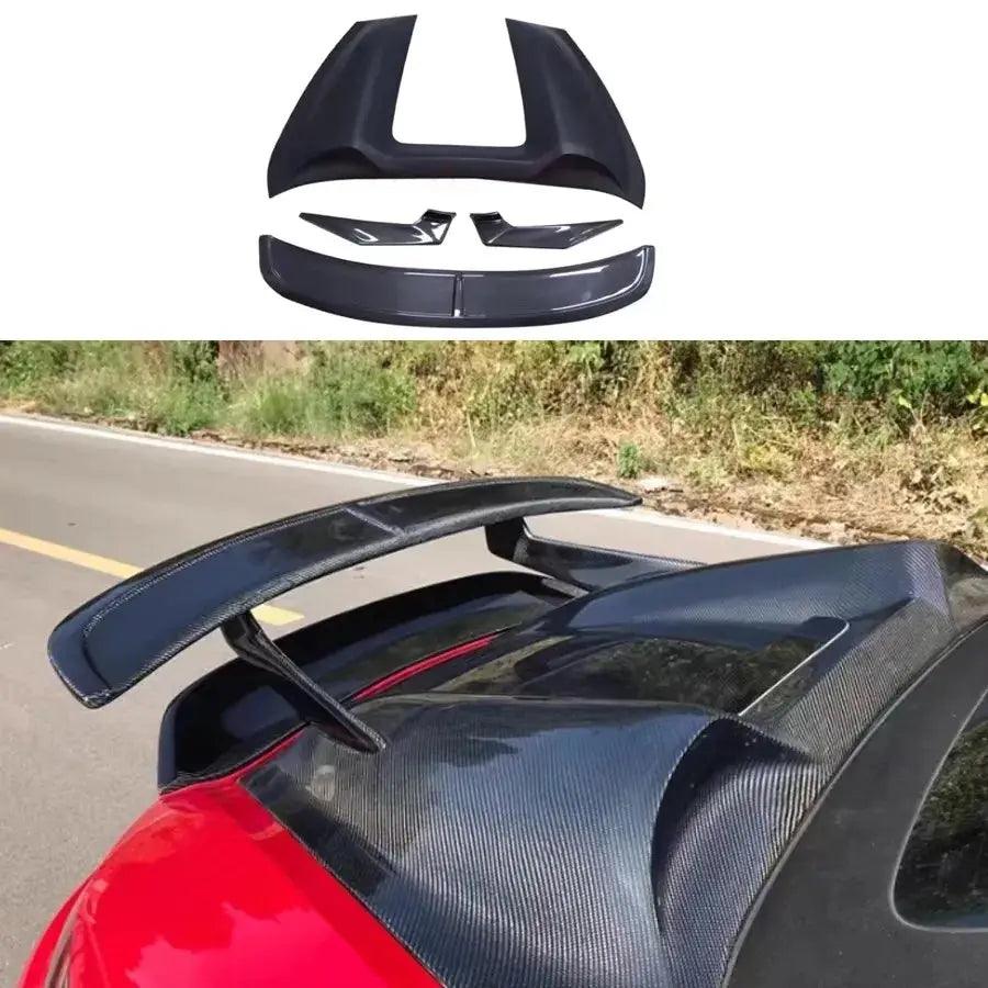 For Porsche 718 982 Cayman Boxster 987 981 Carbon Fiber Spoiler Tail fins Rear Trunk Spoiler Guide Wing Rear Wing body kit - Auto Part Pro Switzerland