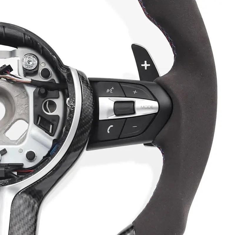 Carbon Fiber LED Car Steering Wheel For BMW M3 M5 M6 F01 F02 F06 F07 F10 F11 F12 F13 F30 F32 F80 F91 E90 E91 E92 Car Accessories - Auto Part Pro Switzerland
