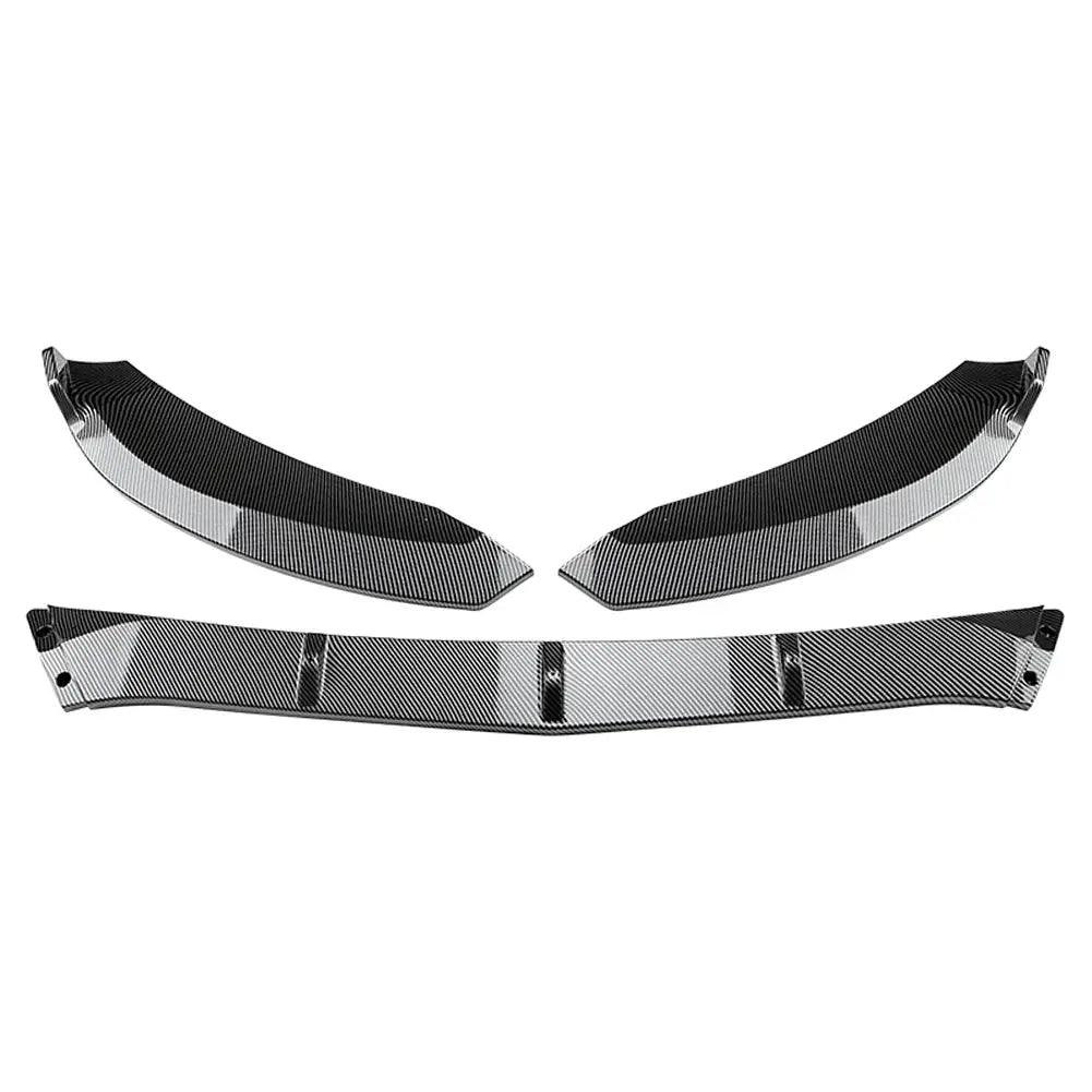 3Pcs Car Front Bumper Lip Splitter Spoiler Body Kit For Mercedes Benz C Class W205 C180 C200 C260 AMG 2015 2016 2017 2018 - Auto Part Pro Switzerland