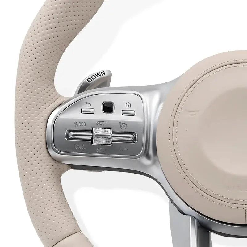 Beige Car Steering wheel for Mercedes Benz W205 W204 W213 G55 G500 W212 W222 W221 W463 C63 S63 CLS63 E63 GLC GLE GLS 220d c220d - Auto Part Pro Switzerland