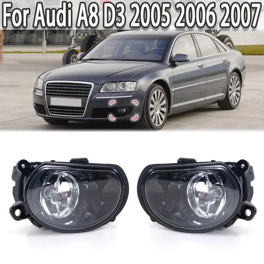 For Audi A8 D3 2004 2005 2006 2007 Car Front Fog Light Lamp Assembly With Halogen Bulb Accessories 4E0941699A 4E0941700A - Auto Part Pro Switzerland