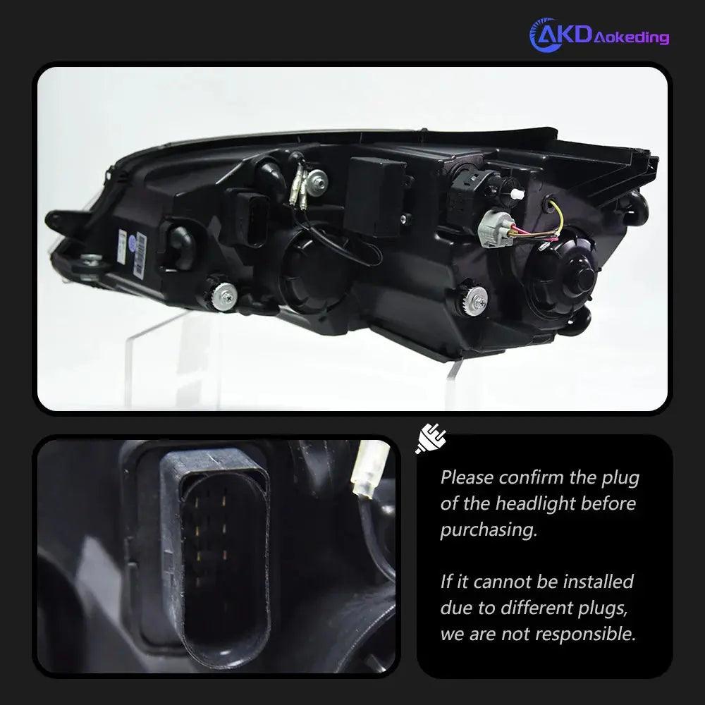 Car Lights for VW Golf 7 LED Headlight Projector Audi-Design Animation DRL Head Lamp Dynamic Signal Automotive Accessories - Auto Part Pro Switzerland