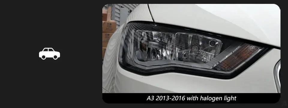 AKD Car Styling Head Lamp for Audi A3 Headlights 2014-2016 A3 8V LED Headlight Projector Lens DRL Head Lamp Auto Accessories - Auto Part Pro Switzerland