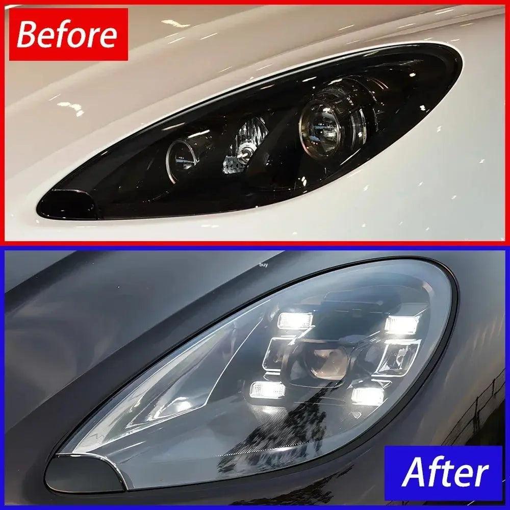 Auto Headlights For Porsche Macan 2014-2018 LED Car Front Lamps Assembly Upgrade 2021 Style Projector Lens Tool Car Accessories - Auto Part Pro Switzerland